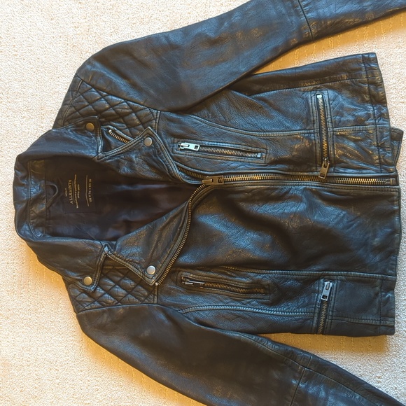 All Saints Leather Jacket - Picture 2 of 6